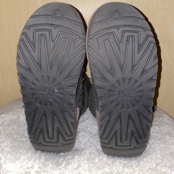 UGG Australia Lattice Cardy Charcoal Grey Women's Boots - Picture 5 of 6